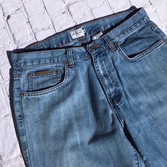 CALVIN KLEIN Medium Wash Bootcut Jean B-1 - Picture 1 of 7